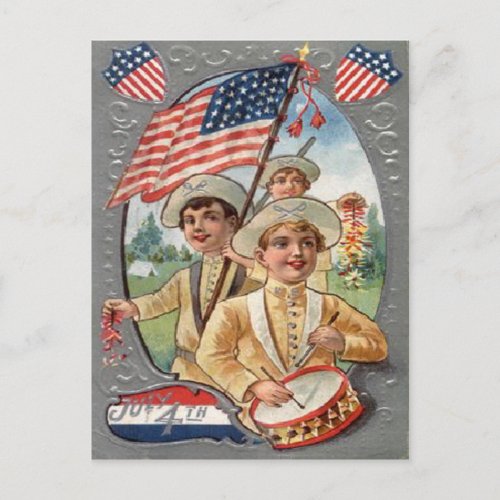 Vintage July 4th Celebration Postcard