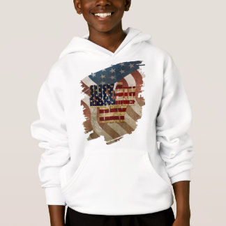 Vintage July 4th Independence Day Design Hoodie