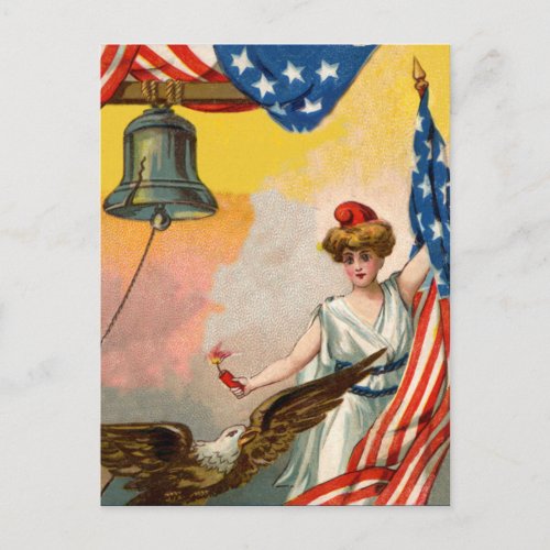 Vintage July 4th Postcard