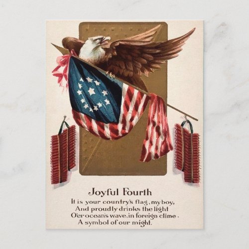 Vintage July 4th Postcard