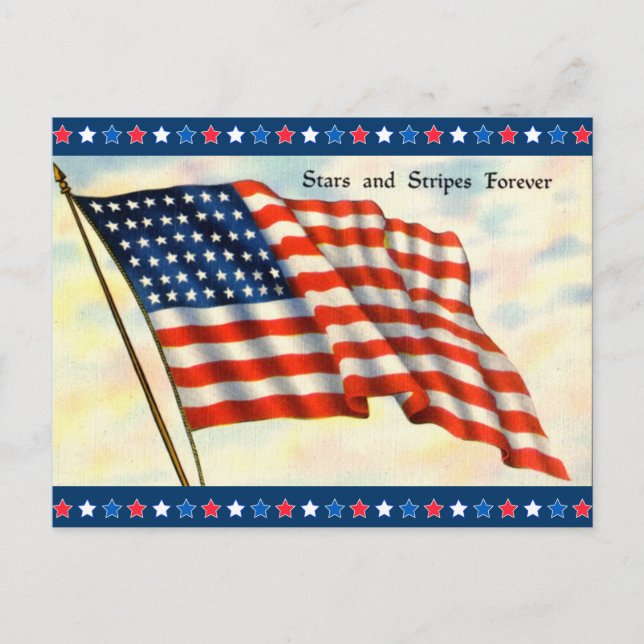 Vintage July 4th Postcard (Front)