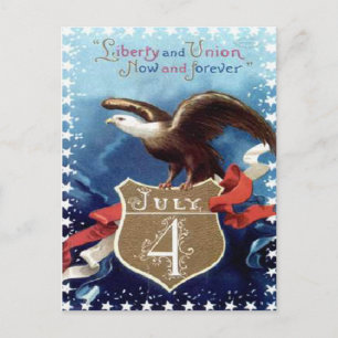 Vintage July 4th Postcard