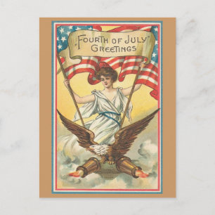 vintage July 4th Postcard