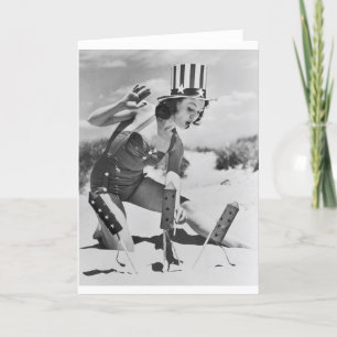 vintage july fourth card