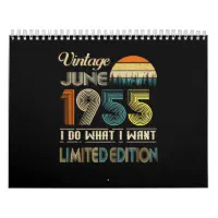 Vintage June 1955 What I Want Limited Edition Calendar | Zazzle vintage-june-1955-what-i-want-limited-edition-calendar-zazzle