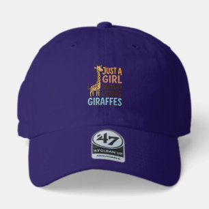 Vintage Just A Girl Who Loves Giraffes Shirt (5)_1 47 Brand Hat