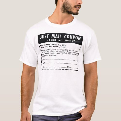 Vintage Just Mail Coupon  T_Shirt