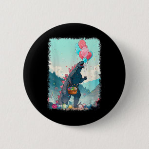 Vintage Kaiju Easter Day Shirt Kaiju Japanese Art  Button