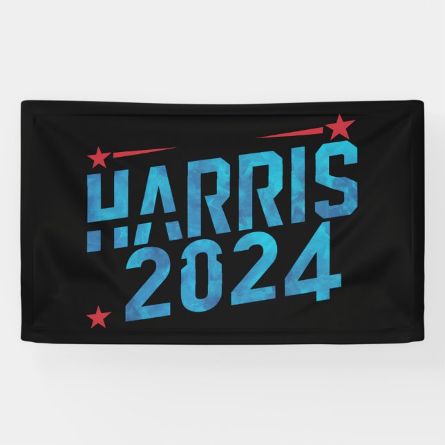 Vintage Kamala Harris 2024 Banner (Horizontal)
