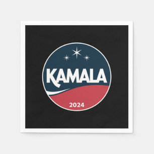 Vintage Kamala Harris 2024 For President Election Napkins