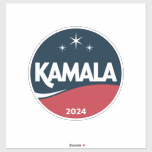Vintage Kamala Harris 2024 For President Election Sticker