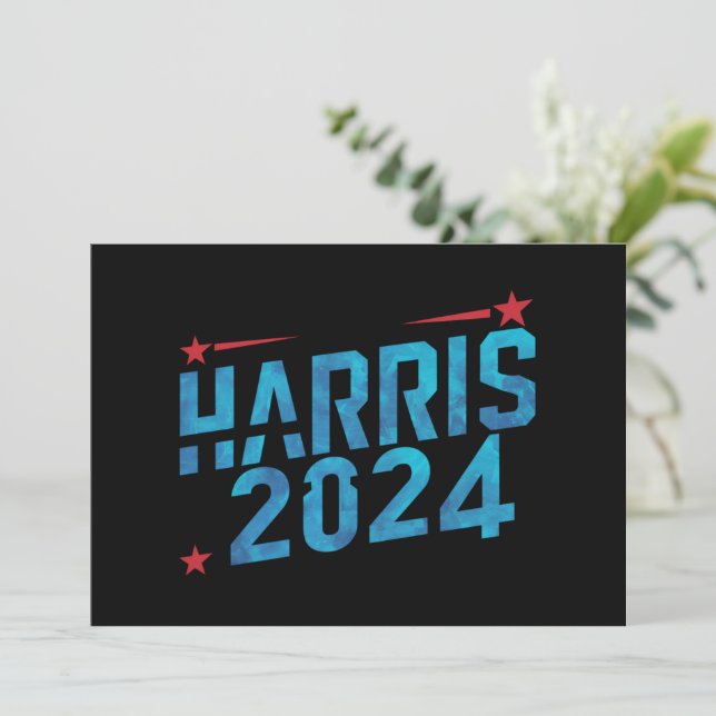 Vintage Kamala Harris 2024 Invitation (Standing Front)