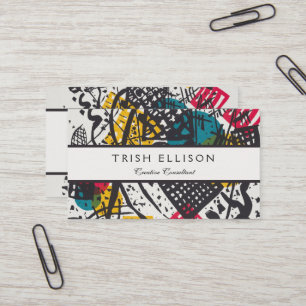 Vintage Kandinsky Kleine Welten V Bauhaus Abstract Business Card
