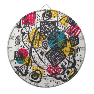 Vintage Kandinsky Kleine Welten V Bauhaus Abstract Dart Board