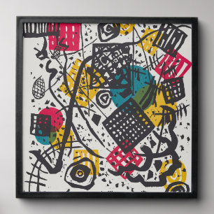 Vintage Kandinsky Kleine Welten V Bauhaus Abstract Peel And Stick Photo Tile