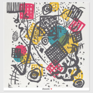 Vintage Kandinsky Kleine Welten V Bauhaus Abstract Sticker
