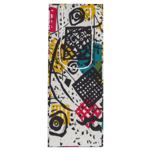 Vintage Kandinsky Kleine Welten V Bauhaus Abstract Wine Gift Bag