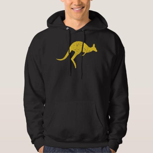 Vintage Kangaroo Australia Aussie Roo Kangaroo 426 Hoodie