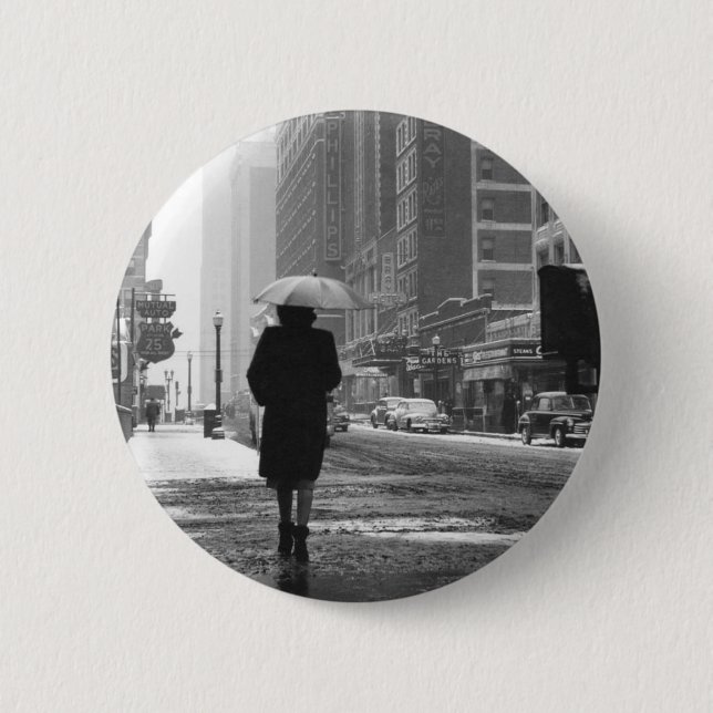 Vintage Kansas City West 12th Street Pinback Button (Front)
