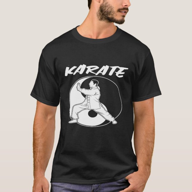 Vintage Karate Yin Yang T-Shirt (Front)