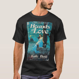 Vintage Kate Bush Hounds of Love 1970s Poster T-Shirt