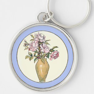 Vintage Kate Greenaway Book Illustration Keychain
