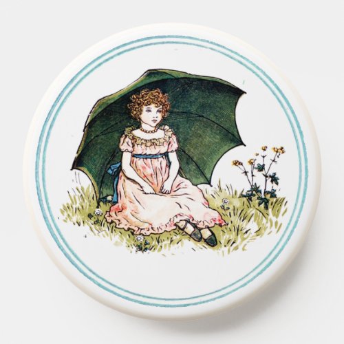 Vintage Kate Greenaway Book Illustration PopSocket