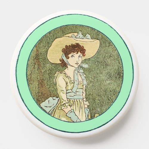 Vintage Kate Greenaway Book Illustration PopSocket