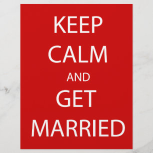 Vintage KEEP CALM  GET MARRIED