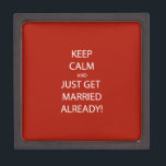 Vintage KEEP CALM  GET MARRIED Gift Box<br><div class="desc">Vintage KEEP CALM  GET MARRIED</div>