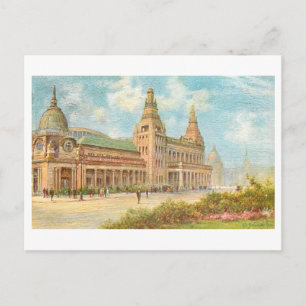 Vintage Kelvin Hall, Glasgow, Scotland Postcard