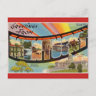 Vintage, Kentucky image. Postcard