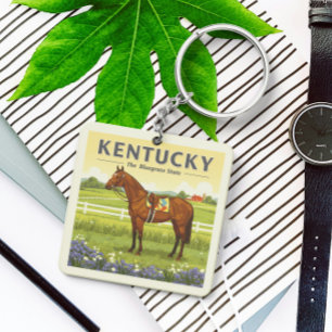 Vintage Kentucky Keychain