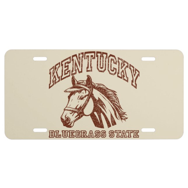 Vintage Kentucky License Plate (Front)
