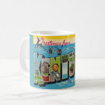 Vintage Kentucky Mug<br><div class="desc">A stunning vintage postcard greeting from Kentucky.  If you prefer a different color background on the mug it's easy to change it!</div>