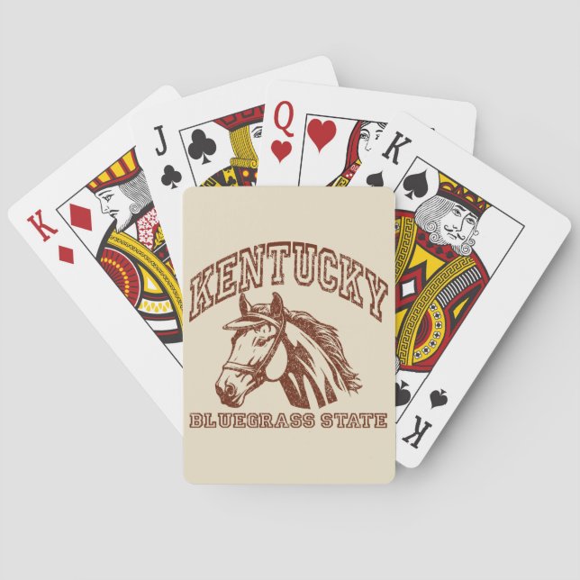 Vintage Kentucky Poker Cards (Back)