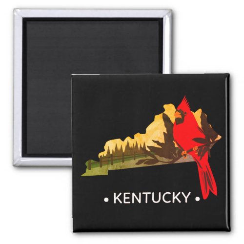 Vintage Kentucky State Magnet
