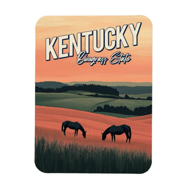 Vintage Kentucky Travel  Magnet (Vertical)