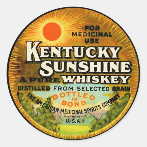 Vintage Kentucky Whiskey Label