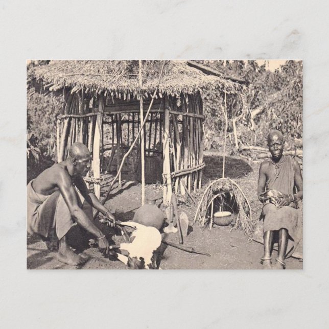 Vintage  Kenya, Colony Kalamando Postcard (Front)