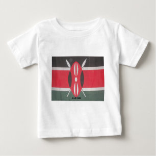 Vintage Kenya Flag Harambe Design Baby T-Shirt