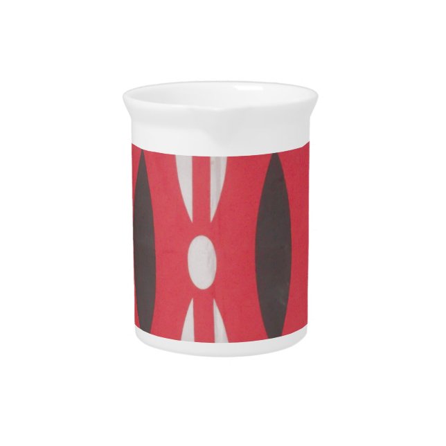 Vintage Kenya Flag Harambe Design Beverage Pitcher (Front)