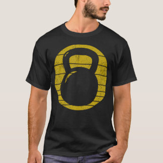 Vintage Kettlebell Funny Fitness Gym Workout Gift  T-Shirt