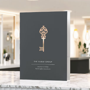 Vintage Key Employee & Client Safety Procedures Pocket Folder