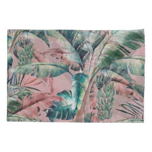 Vintage Key Largo Banana Palm Pillowcase