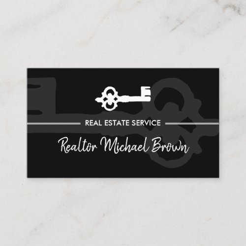 Vintage Key Real Estate Business Card