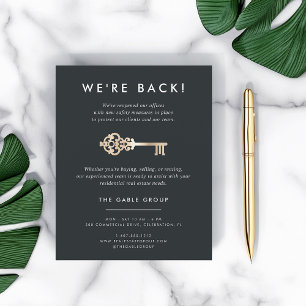 Vintage Key   Real Estate Business Reopening Flyer