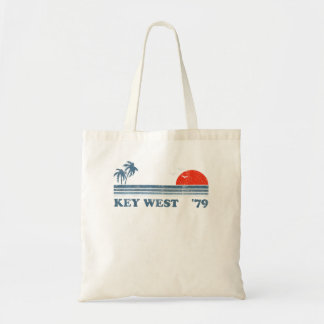 Vintage Key West Florida Beach Retro Sunset Keys 7 Tote Bag