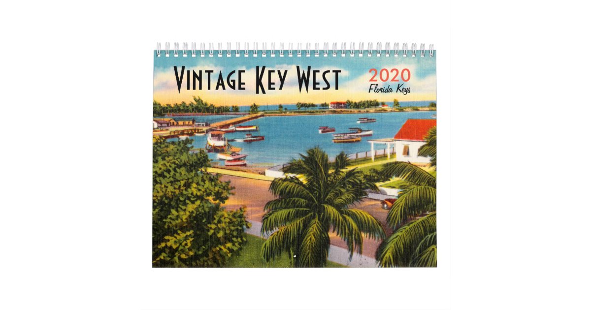 vintage-key-west-florida-calendar-zazzle