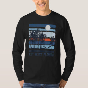 Vintage Key West Florida Summer Travel 80s Beach S T-Shirt